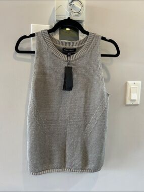 Banana Republic Metallic Sweater Tank NWT